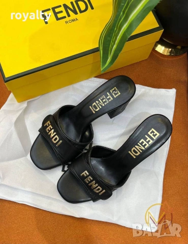 Fendi Нови Дамски Чехли , снимка 4 - Чехли - 55152662
