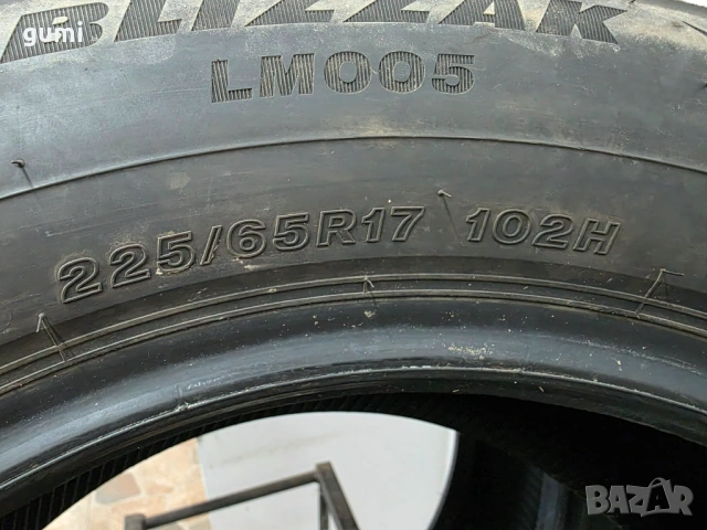 2бр зимни гуми 225/65/17 BRIDGESTONE L05606 , снимка 4 - Гуми и джанти - 54514367