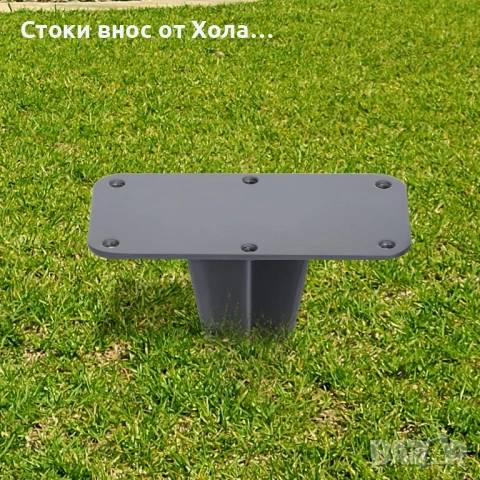Земен анкерен кол SONGMICS подходящ за монтаж в градинска почва, метален, снимка 2 - Градински мебели, декорация  - 54925500