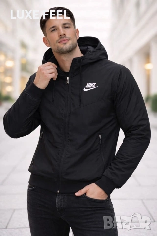 Мъжки Ветровки - лого Бродирано ✨L,2XL,3XL✨ Nike , снимка 4 - Якета - 50433677