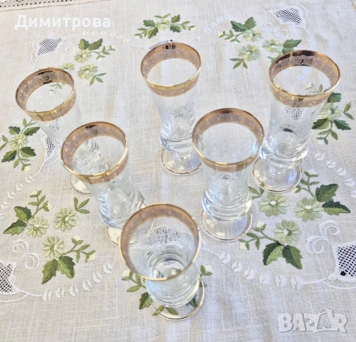 Комплекти чаши Мурано Медичи, снимка 10 - Чаши - 54287340