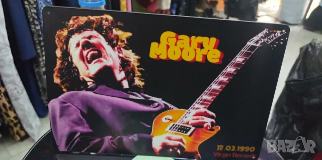 Gary Moore-метална табела(плакет), снимка 3 - Китари - 55317575