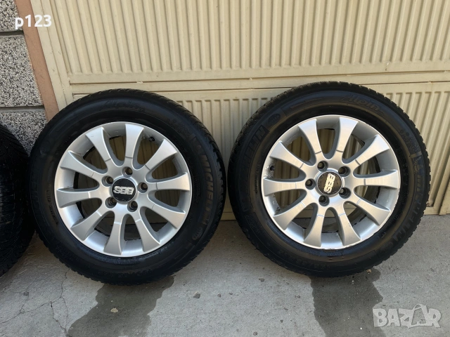BBS 5x112 с гуми 195/65/15, снимка 2 - Гуми и джанти - 55178712