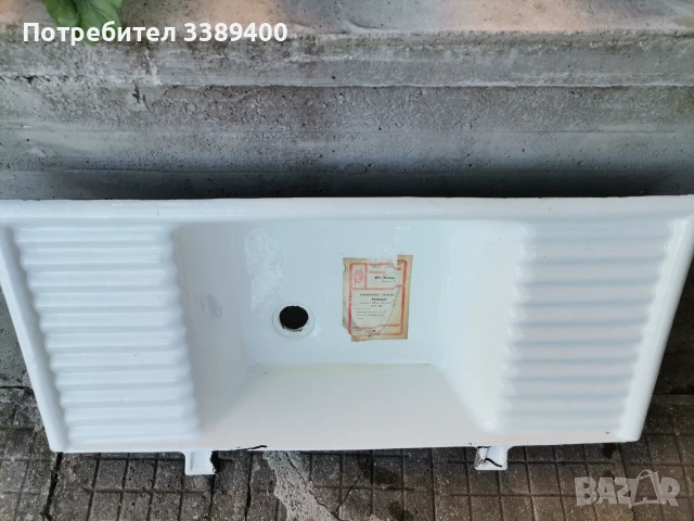 Чугунена емайлирана мивка, снимка 3 - Мивки - 55156864