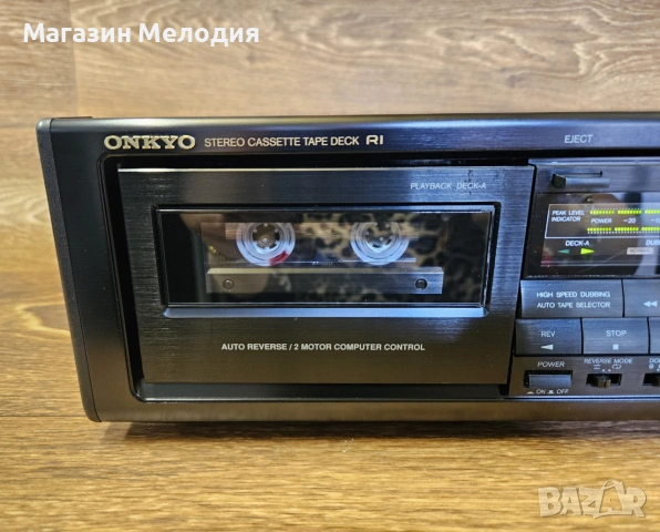 Касетен дек Onkyo TA-RW20 – Японска аналогова класика от златните години на касетните декове, снимка 5 - Декове - 55000245
