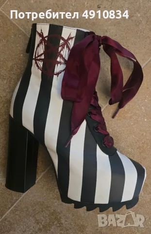 Killstar LOST VEGAS BOOTS оригинални боти 38 номер, снимка 3 - Дамски боти - 55575879