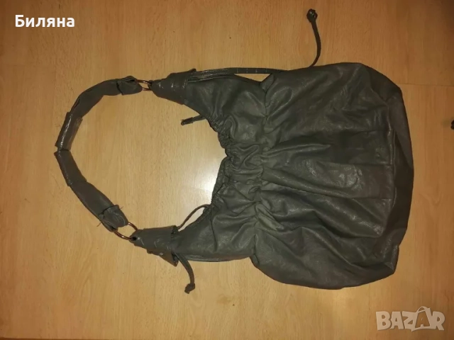 Дамска сива чанта