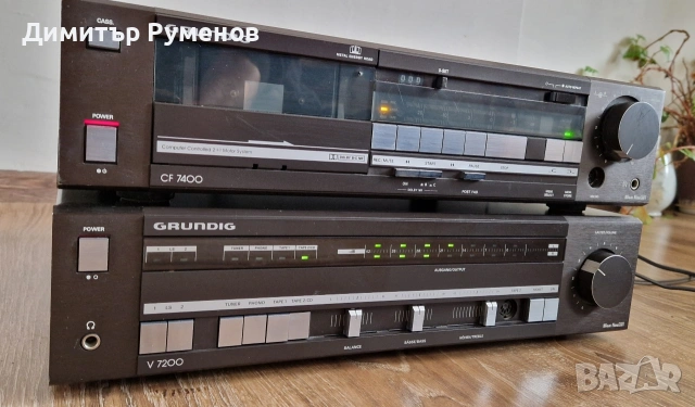 Сет Grundig усилвател и дек- V 7200 / CF 7400, снимка 2 - Ресийвъри, усилватели, смесителни пултове - 54385570