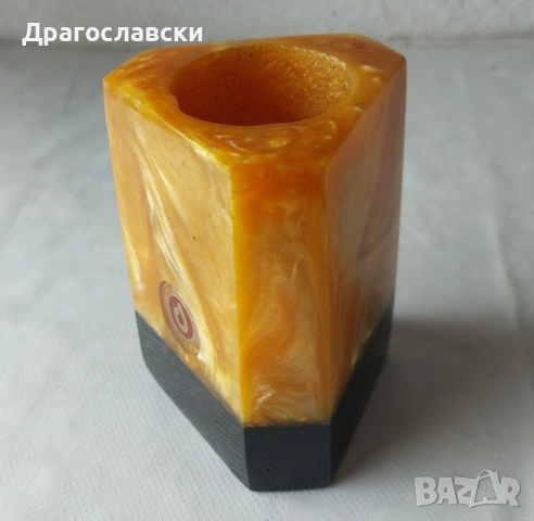  каталин: елипсовидна цвят кехлибар, сапунерка, кутии, ваза, моливник, снимка 16 - Антикварни и старинни предмети - 28885626