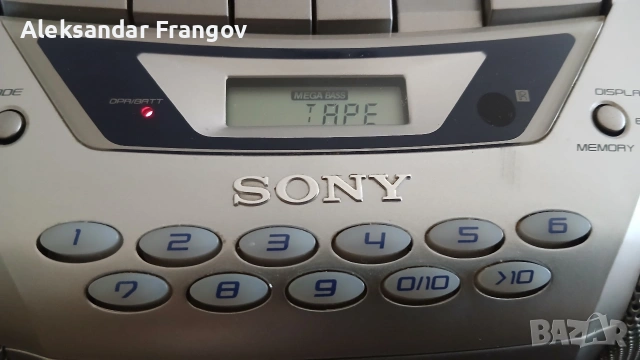 SONY CFD - S250L cd radio cassette recorder, снимка 12 - Радиокасетофони, транзистори - 55055594