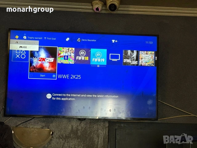 Playstation 4 slim/500GB/+2бр джойстици/Захранващ кабел/+HDIM кабел, снимка 5 - PlayStation конзоли - 55087607