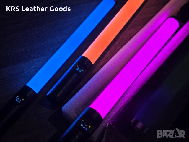 3бр. RGB LED пури в комплект, снимка 3 - Светкавици, студийно осветление - 54940508