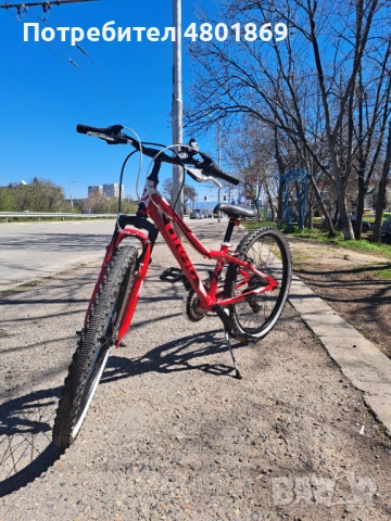 Детски велосипед Drag Hardy Junior 24 червен