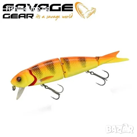 Savage Gear 4Play Classic Liplure 13cm 21g SP – суспендиращ трисекционен воблер за щука и бяла риба, снимка 4 - Такъми - 55379846
