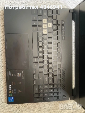 Геймърски лаптоп:ASUS TUF Gaming F15