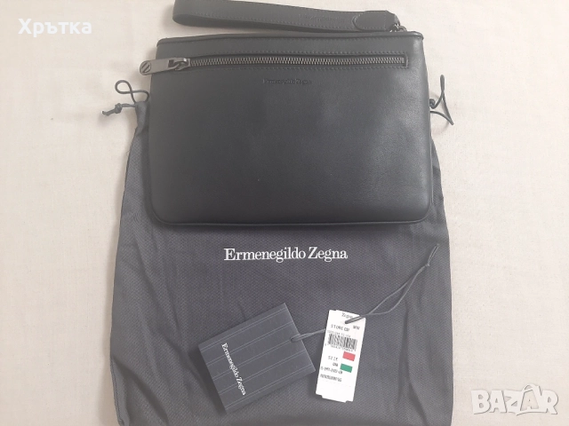 Ermenegildo Zegna - Оригинална мъжка чанта / клъч, снимка 2 - Чанти - 54839320