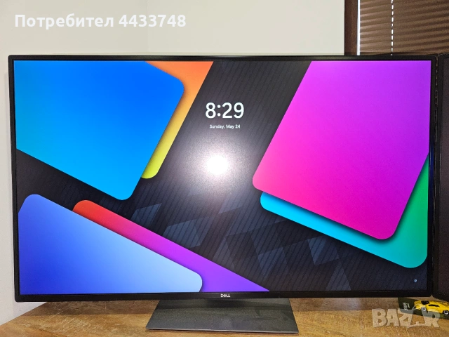 монитор DELL UltraSharp U4320Q 108 см (42.5") 3840 x 2160 пиксела 4K Ultra HD LCD Черен