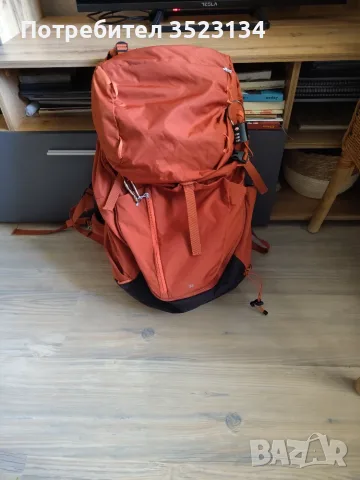 QUECHUA РАНИЦА ЗА ПЛАНИНСКИ ПРЕХОДИ MH500, 38 ЛИТРА, КАФЯВА, снимка 2 - Спортна екипировка - 55638857