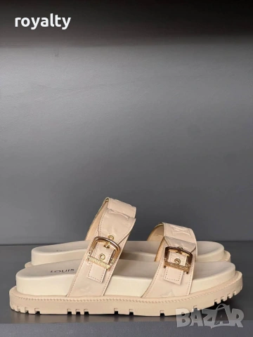Louis Vuitton Нови Дамски Чехли Луи Витон , снимка 3 - Чехли - 54649958
