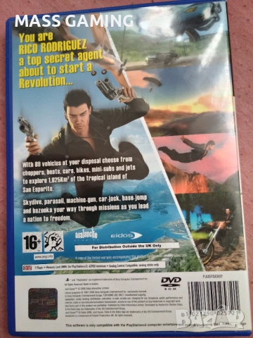 Just Cause PS2, снимка 2 - Игри за PlayStation - 54281419