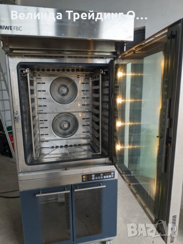 Употребяван конвектомат MIWE FBC 10.0604 с втасвало, снимка 3 - Други машини и части - 53958002