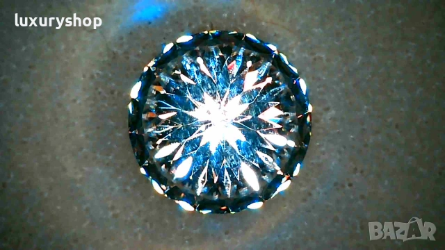 Диамант, Moissanite 100 faceted cut, със сертификат, гравиран номер на камъка - 35 евро - 1 карат, снимка 10 - Пръстени - 55082974