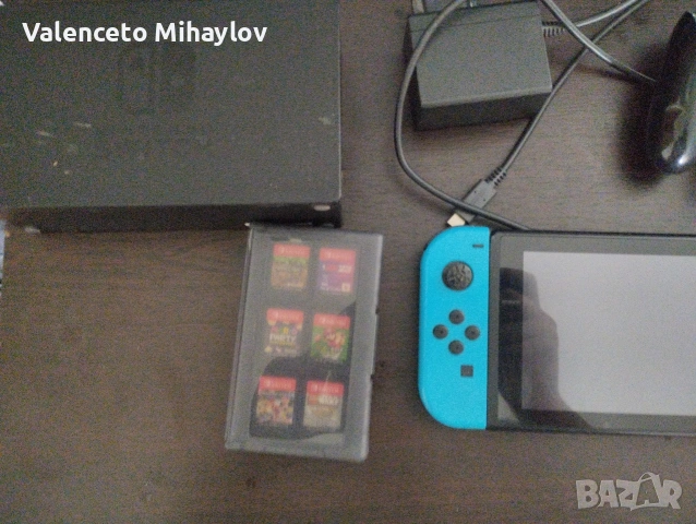 Nintendo Switch s microSD 200 GB +6 igri , снимка 2 - Nintendo конзоли - 54808193