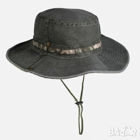Мъжка шапка тип bucket каки army_1261619