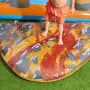Голям детски надуваем аквапарк Bestway Lava Lagoon - Пързалка, фонтан, и улеи за топки 265x265 см, снимка 11