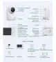 SEBIKAM Бебефон с 2 Wi-Fi камери, 5.5” LCD дисплей, двупосочно аудио, нощно виждане – Нов, снимка 9