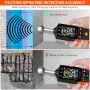 LASELION MS04 влагомер за стени и дърво без пробиване, снимка 7