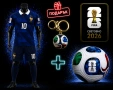 FIFA MBAPPE PROMO Два екипа Син и Бял Мбапе + Подарък Топка Ново, снимка 2