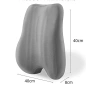 Ортопедична лумбална възглавница за гръб и кръст от мемори пяна - за офис, кола и дом, снимка 2