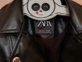 Страхотно кожено яке ZАRA,6/7 г, снимка 2