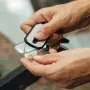 Компактни диоптрични очила ThinOptics със сребрист ключодържател, диоптри от +1.0 до +2.5, снимка 9