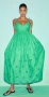 Зелена рокля с английска бродерия H&M, снимка 3