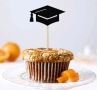 абитуриентска шапка тога завършване бал топер топери за мъфини украса декор, снимка 7