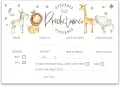 Дизайнерски картички Baby Predictions за попълване (име, рожд. дата, тегло) 50 бр Baby Shower, снимка 1