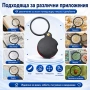 Джобна сгъваема увеличителна ръчна лупа мини 4X увеличение за четене етикети малка деца насекоми, снимка 5