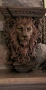 Лъв стойка за стена, колони,врати винтидж, снимка 2