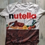 дамска тениска тотал принт Nutella , снимка 1