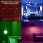 LED Smart крушка RGB+ БЯЛО 6W E27 600LM WI-FI Alexa 2броя, снимка 4