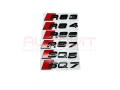 Audi надпис rs3 rs4 rs5 rs6 rs7 sq5 sq7 бадж, снимка 1