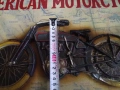 Стенно 3 ДЕ Пано с Ретро Мотоциклет Harley-Davidson "Silent Gray Fellow" от 1911г., снимка 10