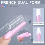 Дуал Горни форми за френски маникюр, снимка 1