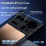 За ZTE nubia Z80 Ultra 5G Магнитен Охлаждащ Калъф с Графен, Месинг, Силикон, PC и Скрийн Протектор, снимка 6