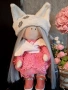 ръчно изработена кукла тип тилда, снимка 1