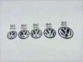 VW Стикери за капачки на джанти Passat Golf Touareg Bora, снимка 1