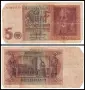 ❤️ ⭐ Германия 1942 5 марки ⭐ ❤️, снимка 1