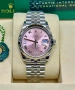 Rolex Datejust Silver Pink Roman Dial Ladies , снимка 5